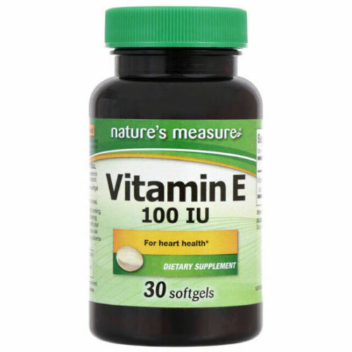 Nature's Measure Vitamin E 100 Iu 30 Tablets