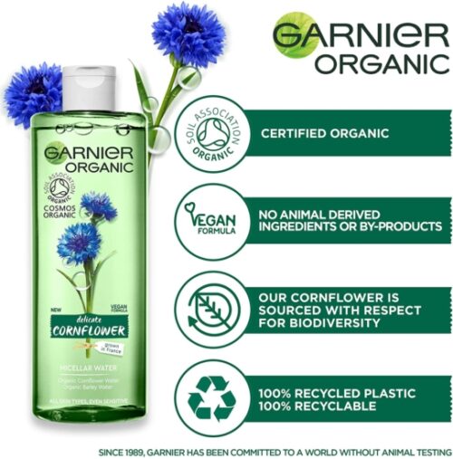 Garnier Organic Cornflower Micellar Cleansing Water