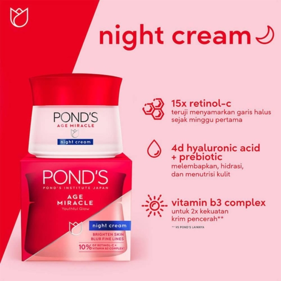 ponds age miracle night cream bd