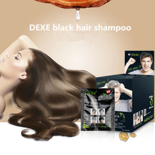 dexe black hair shampoo