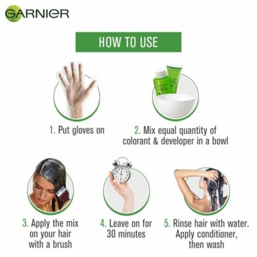 garnier color naturals how to use