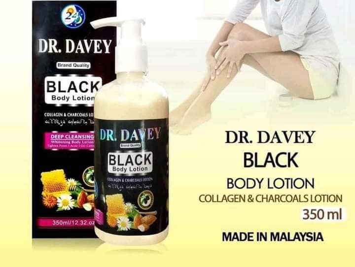 Dr davey black body lotion