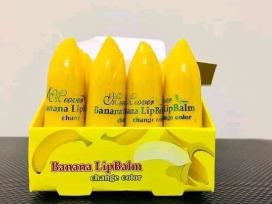 Banana lip balm