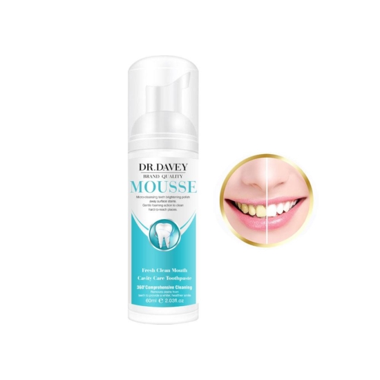 Dr Davey Mousse Whitening Toothpaste