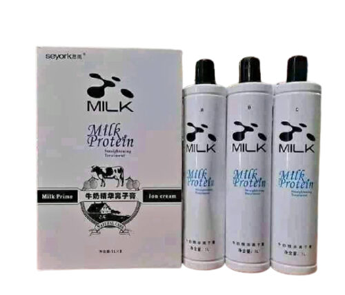milk protein hair rebonding cream
