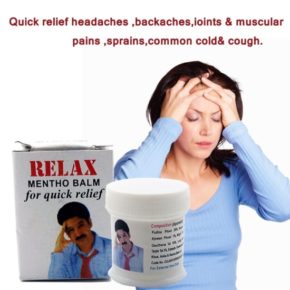relax mentho balm for quick relief