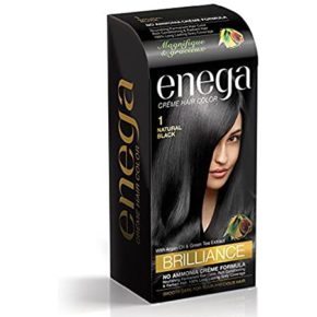 Enega creme hair color 1 natural black