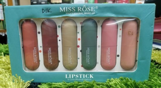 Miss Rose 6 Color Morandi Lipstick