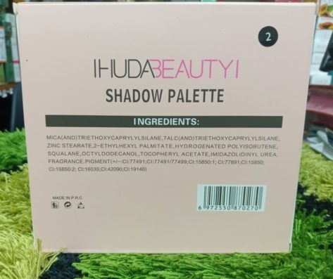 Ihuda beauty shadow palette