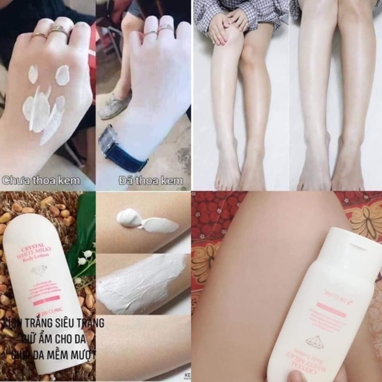 3w Clinic Crystal White Milky Body Lotion