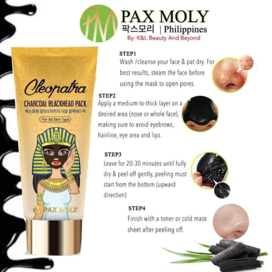 Pax Moly Cleopatra Charcoal Blackhead Pack
