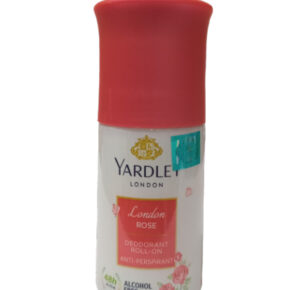 Yardley London London Rose Anti Perspirant Deodorant Roll On for Women, 50ml