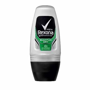 REXONA Men Quantum Dry Roll On Deodorant 50ml -Sweat and Odour Control up to 48 Hours.
