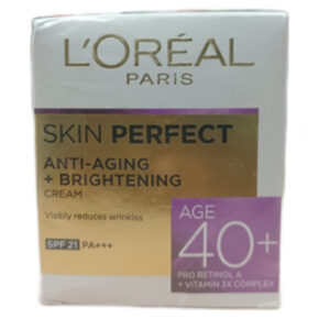 Loreal Pairs skin perfect anti-aging Brightening cream Age 40+ Pro Retinol A vitamin 3x Complex 50ml