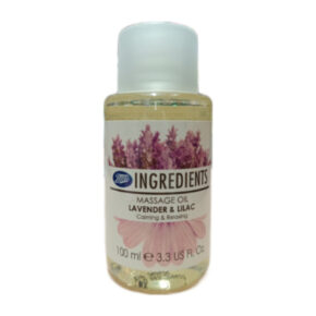 Boots Ingredients Massage Oil Lavender & Lilac 100ml