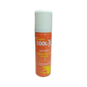 Super cool-x antiseptic burn relief spray